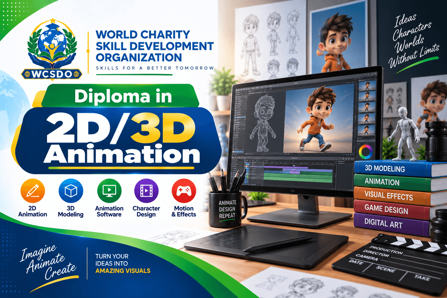 Diploma in 2D/3D Animation